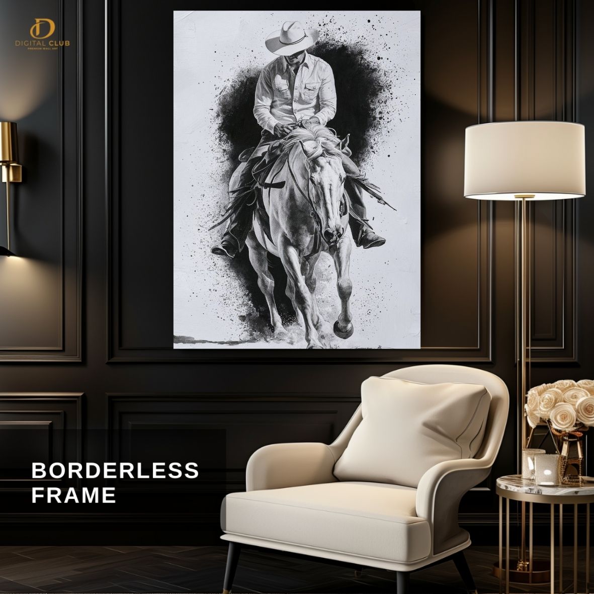 Horse Artwork 24- Animal-Premium Wall Art