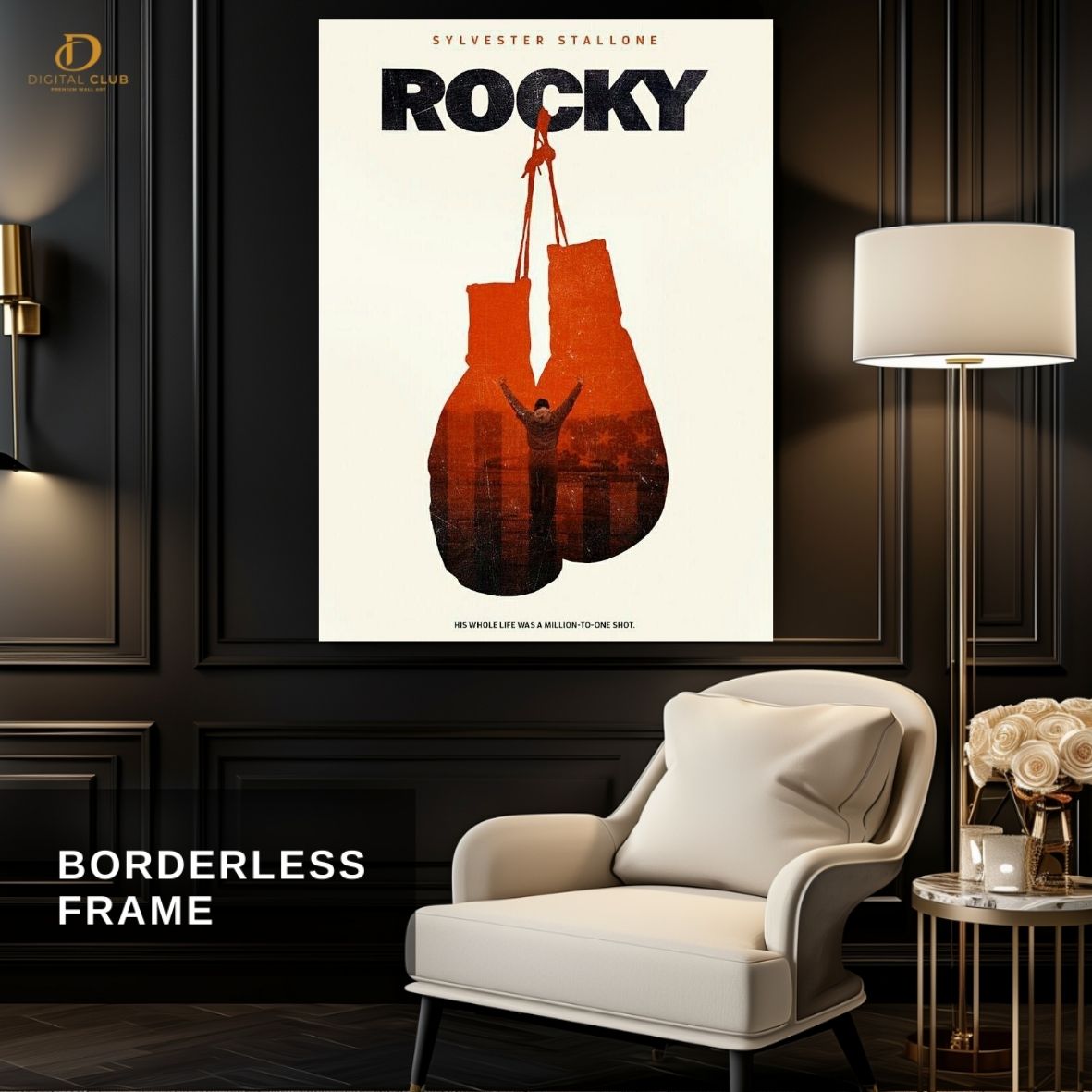 Rocky Poster - Movie- Premium Wall Art