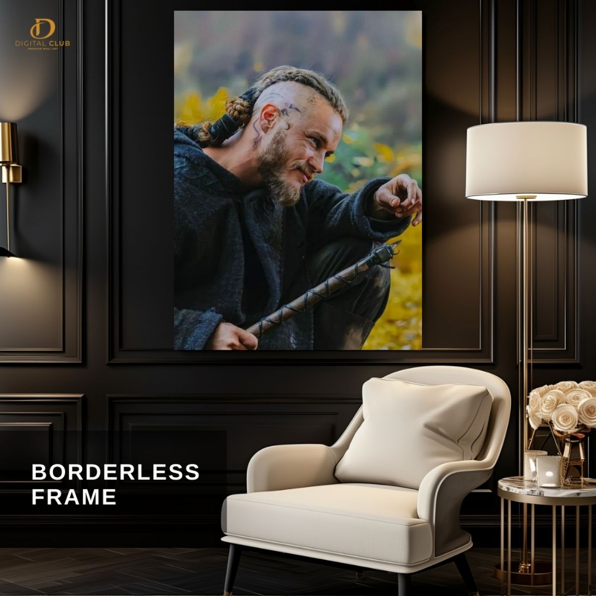 Ragnar Vikings 11- Movie - Premium Wall Art