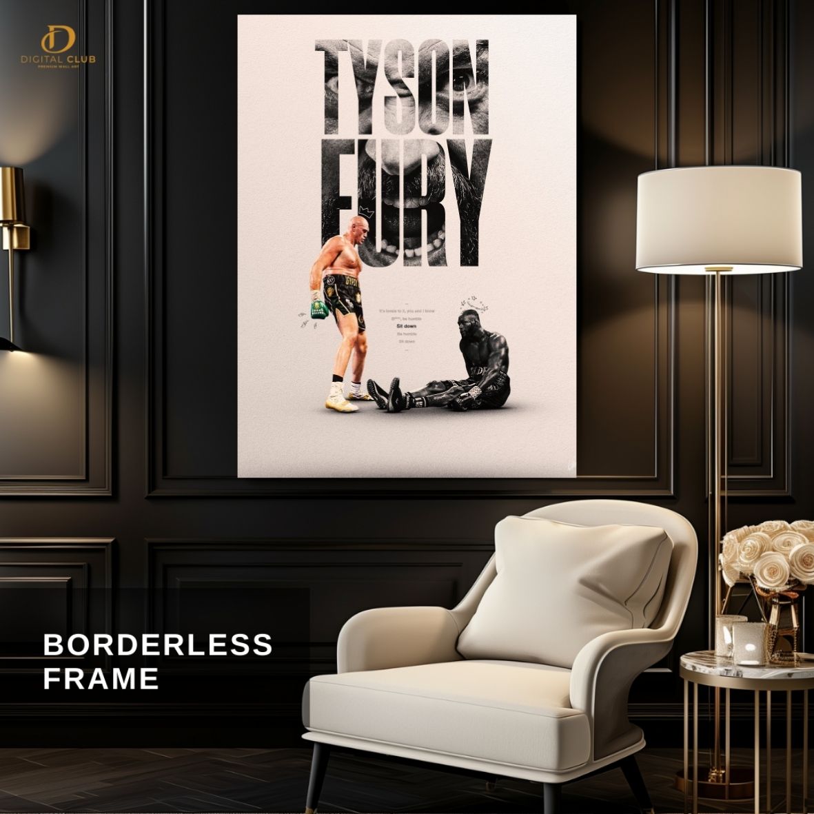 Tyson Furry - Boxing - Premium Wall Art