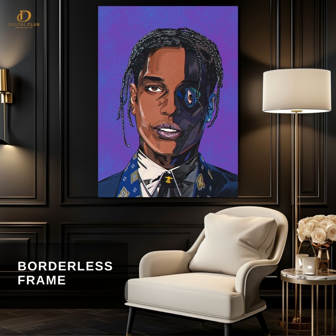 Travis Scott 7 -Music Artist- Premium Wall Art