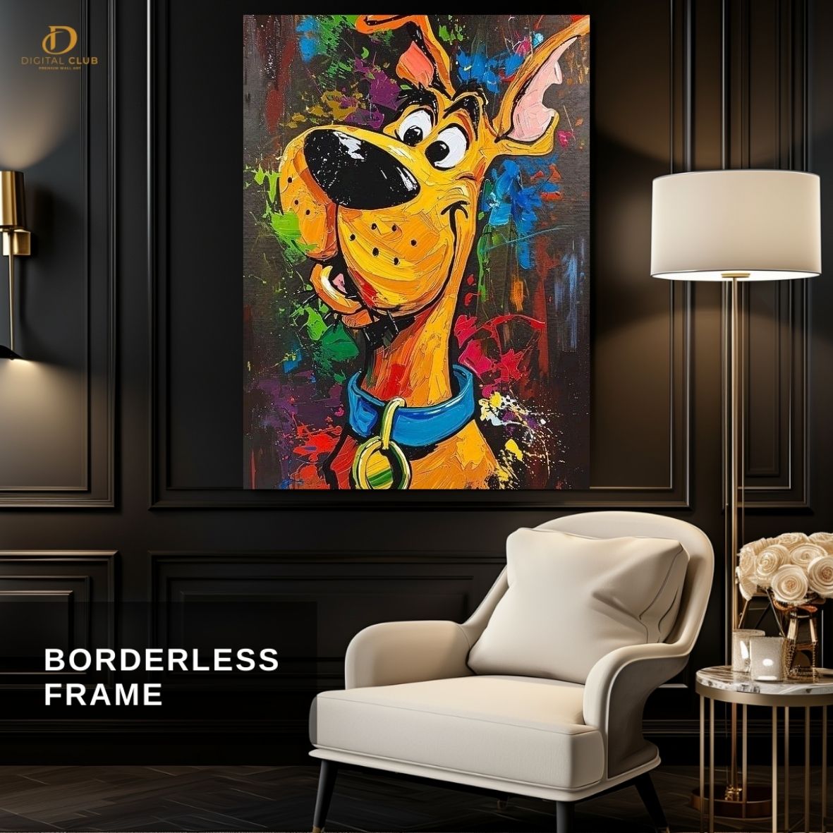 Scooby Dooby - Cartoon - Premium Wall Art