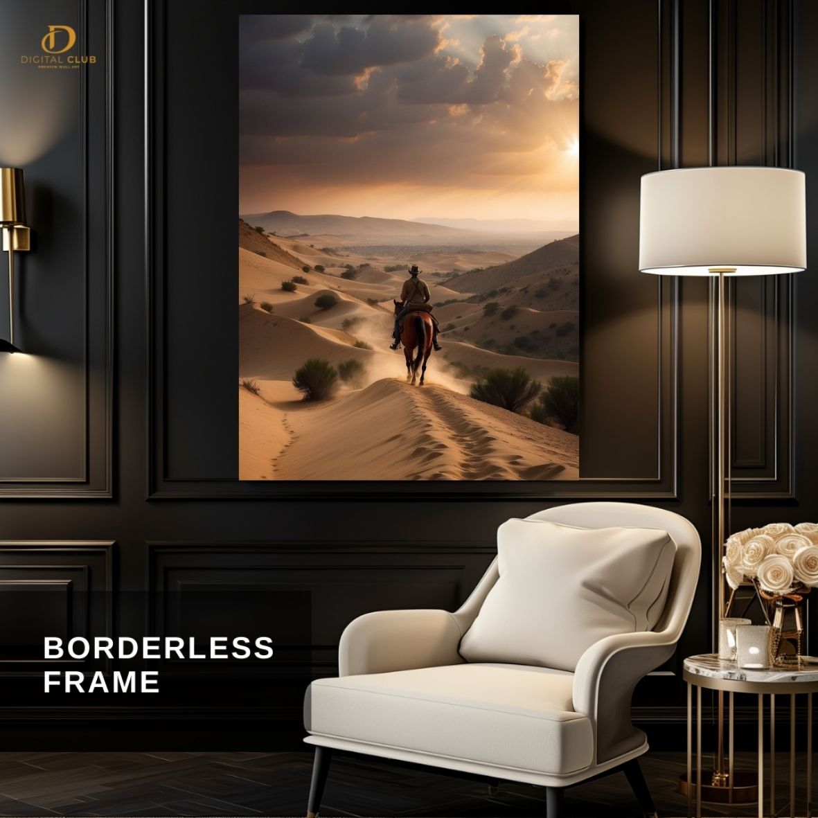 Horse Dessert -Gaming- Premium Wall Art - Art Digital Club