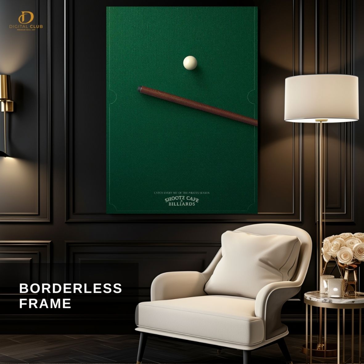 Billiards Table - Artwork -Premium Wall Art