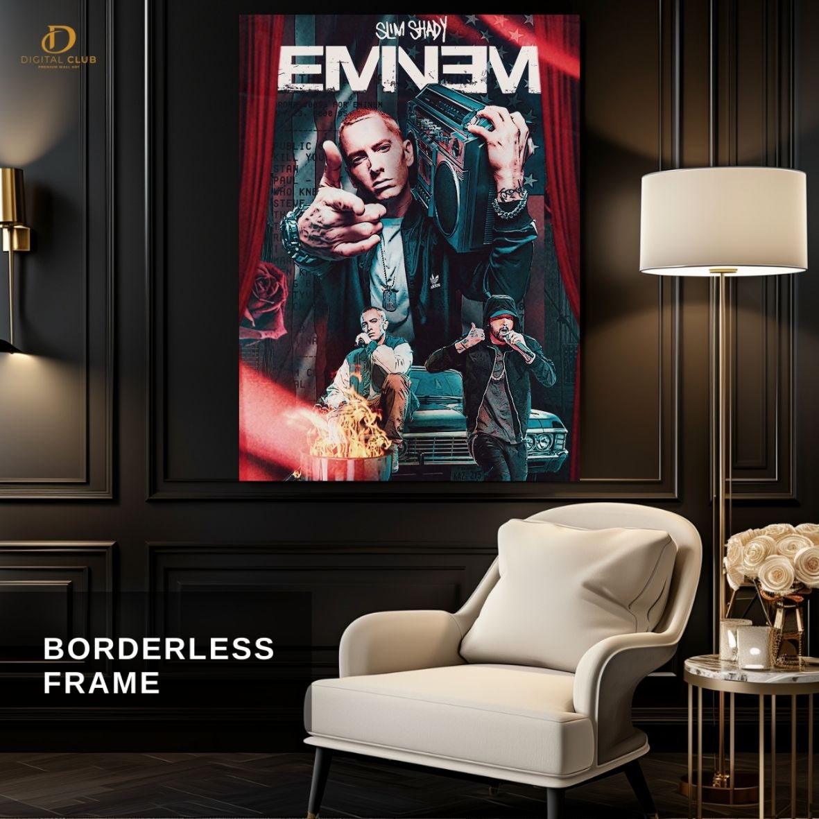 Eminem Artwork - Music Artist - Premium Wall Art