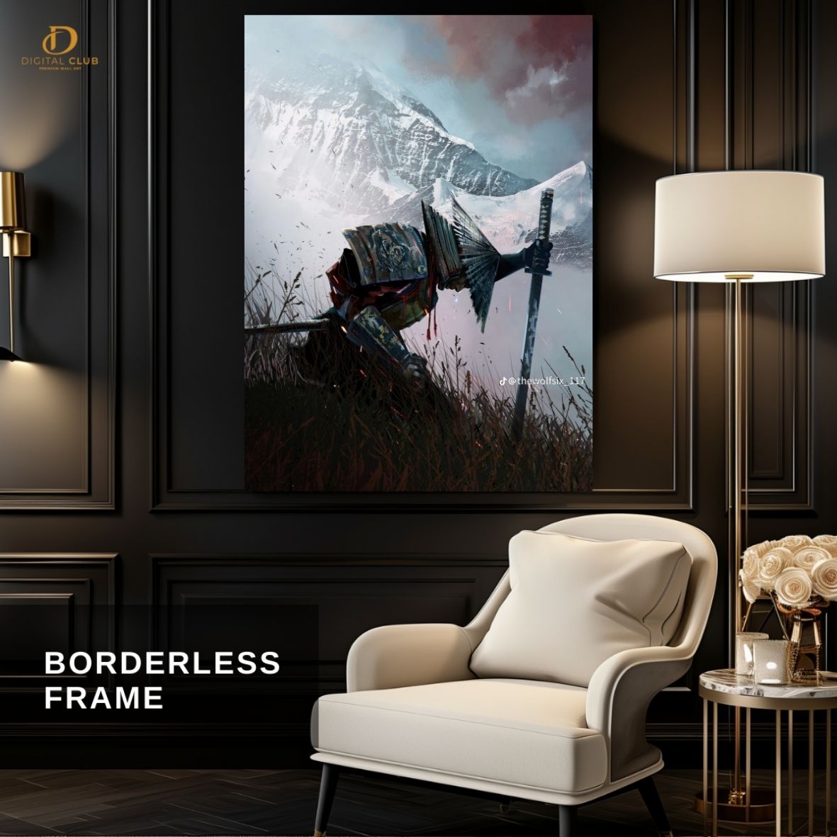 Samurai - Gaming- Premium Wall Art