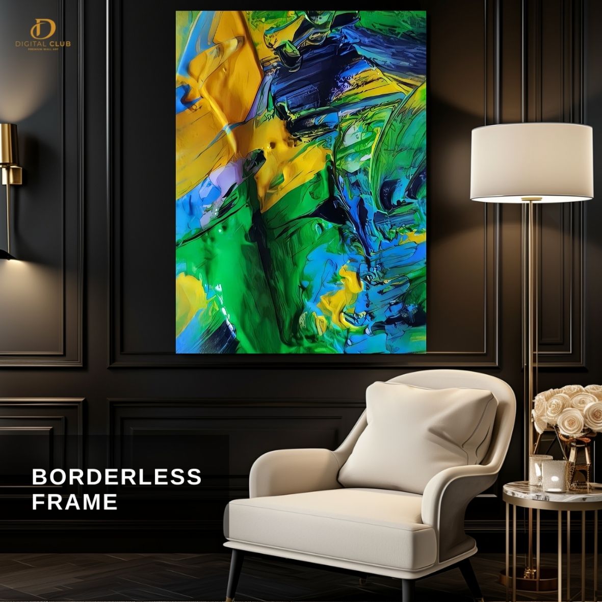 Oil Painting Artwork -Abstract- Premium Wall Art