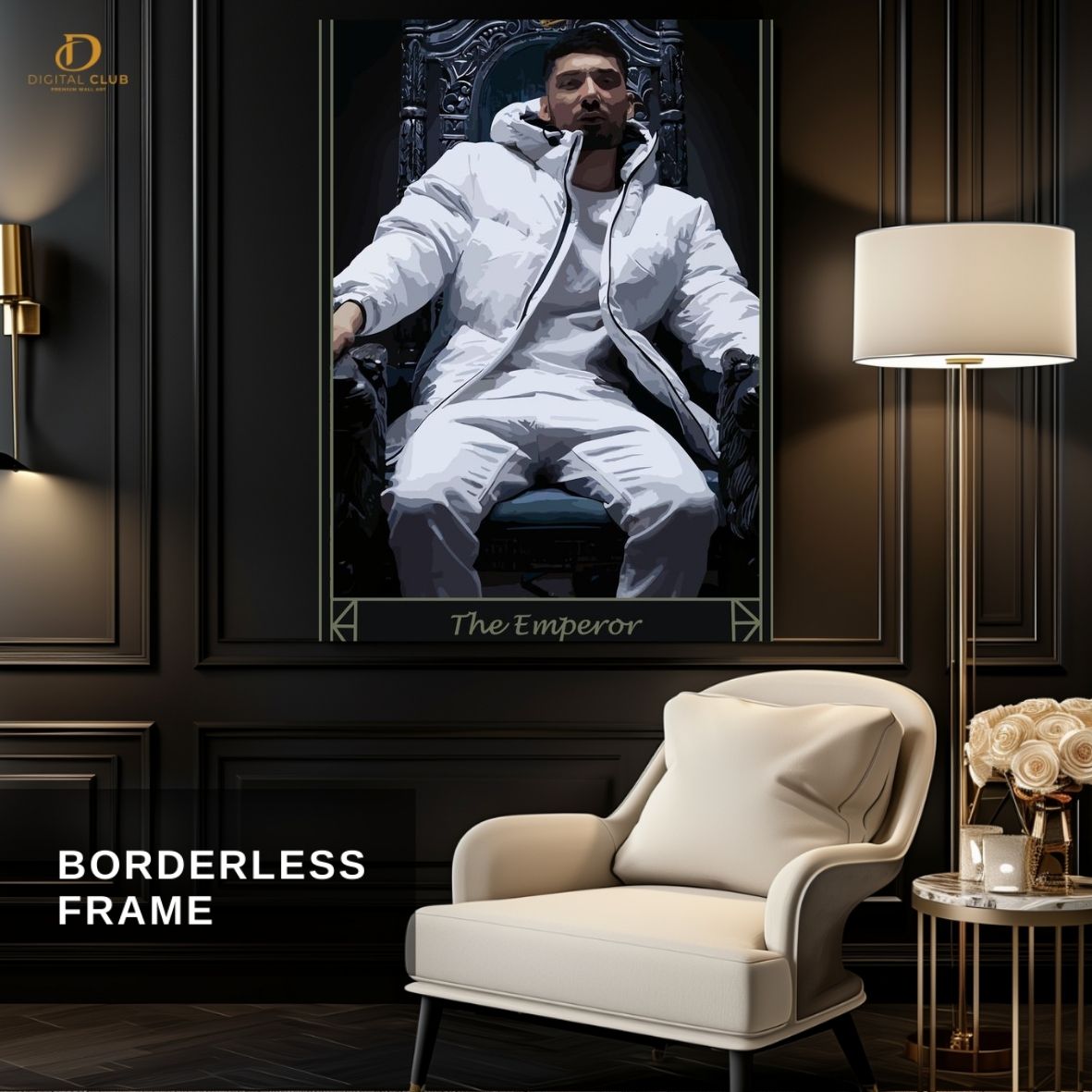 The Emperor Krisna - Football - Premium Wall Art