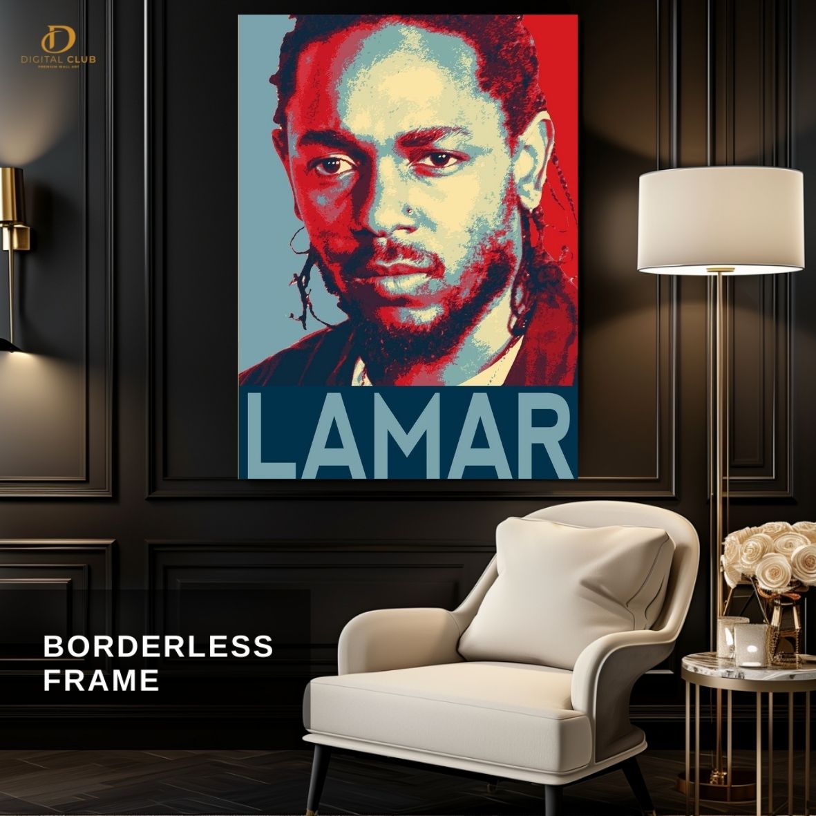 Kendrick Lamar - Music Artist - Premium Wall Art