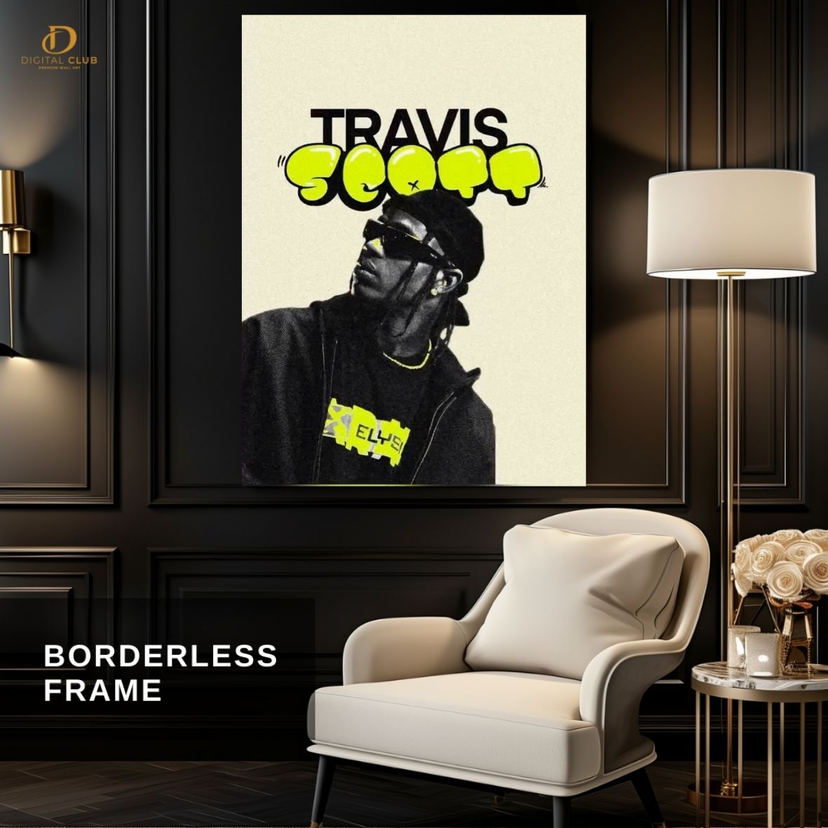 Travis Scott 14 -Music Artist- Premium Wall Art