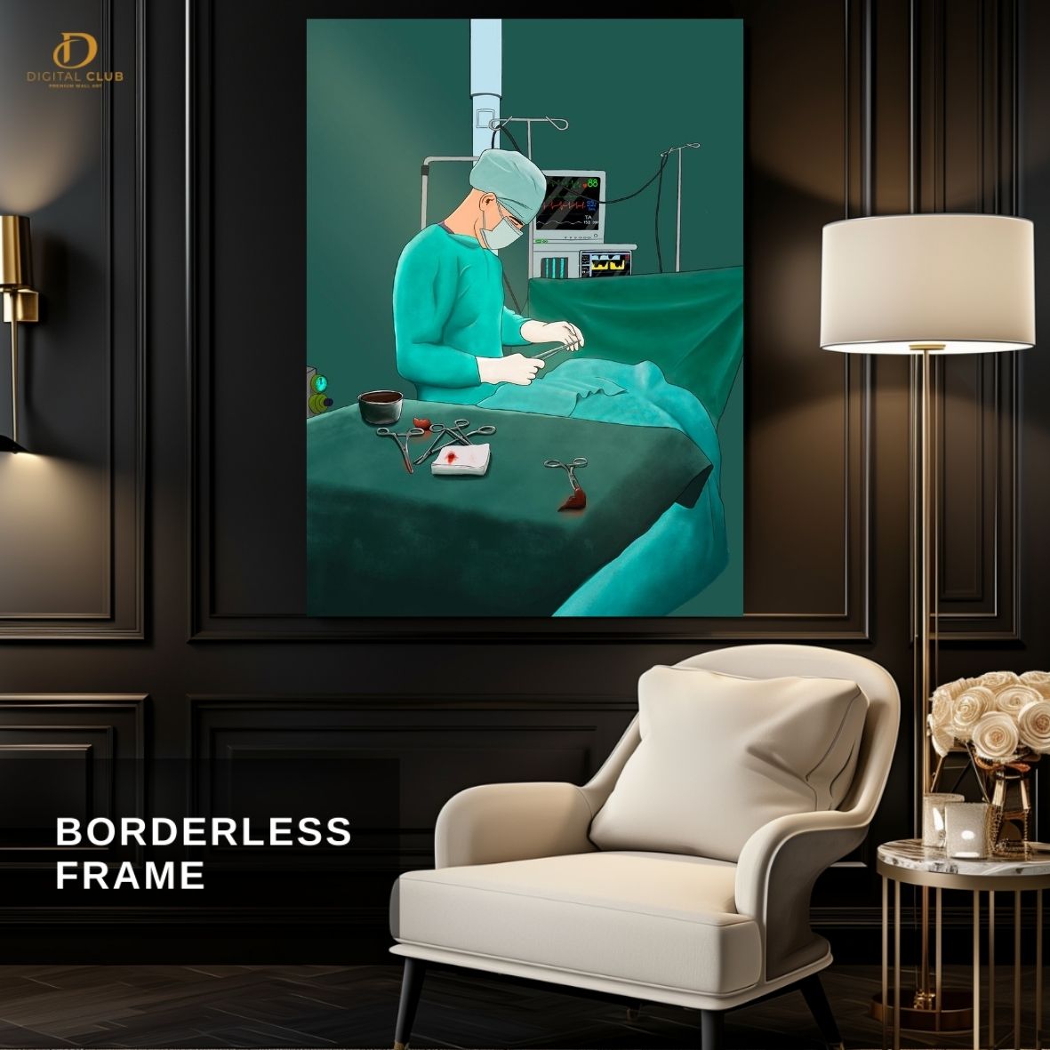 Doctor Artwork 16 -Office- Premium Wall Art