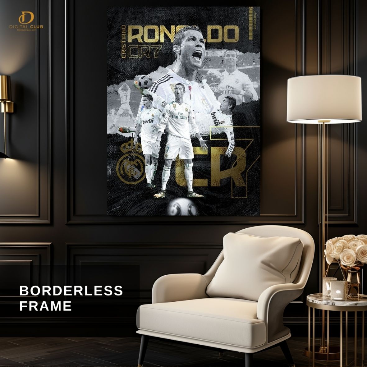 Ronaldo Artwork 4- Football -Premium Wall Art