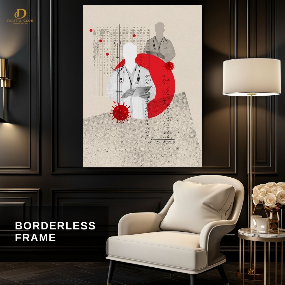 Doctor Artwork 12 -Office- Premium Wall Art