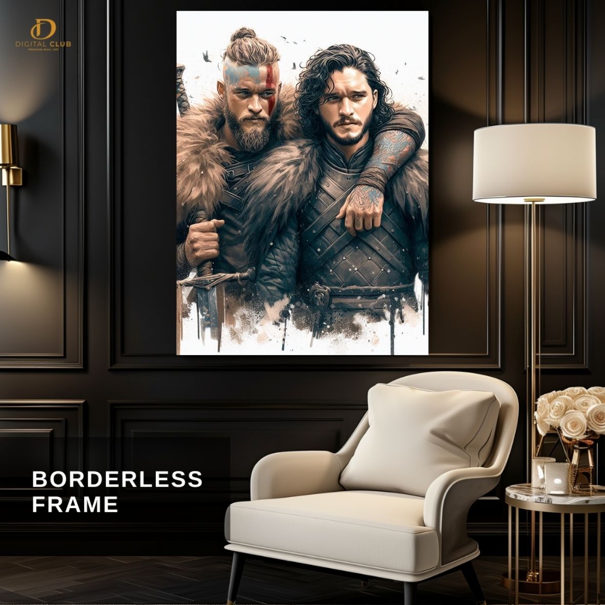 Vikings X GOT - Movie- Premium Wall Art