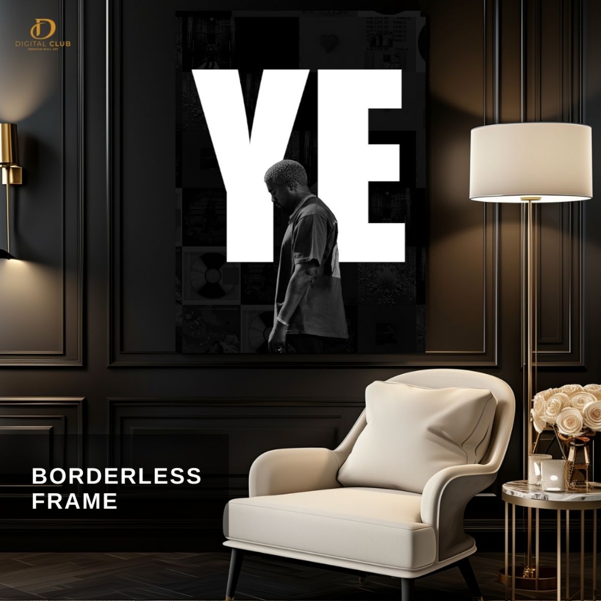 Kanye West - Music Artist - Premium Wall Art