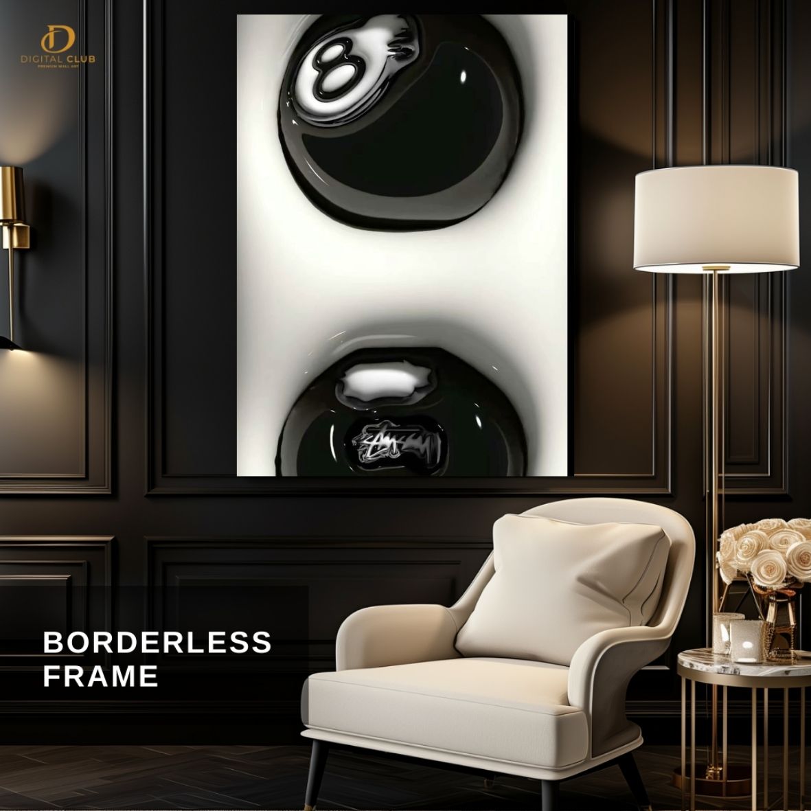 8 Ball- Snooker -Premium Wall Art