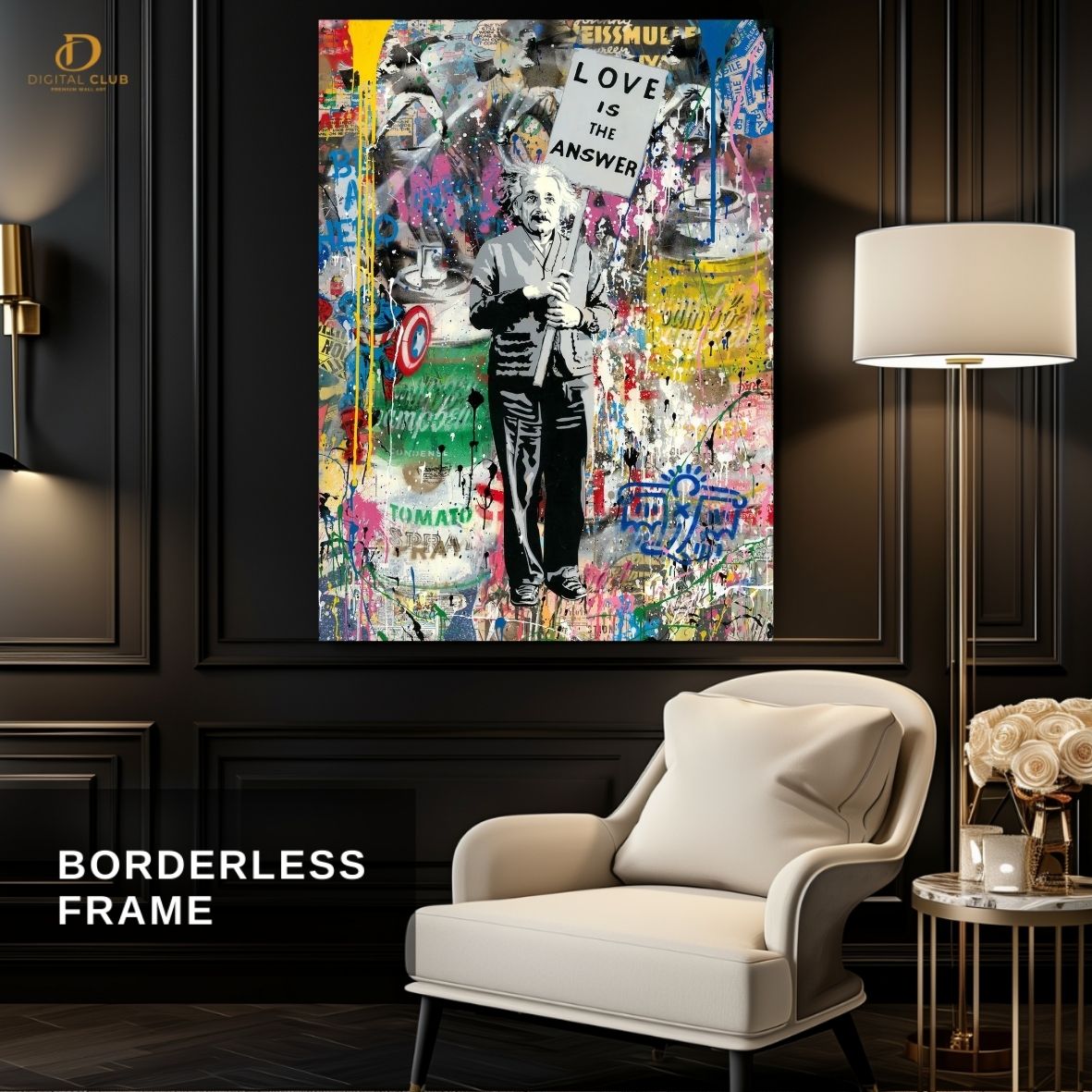 Charlie-Pop Art- Premium Wall Art - Art Digital Club