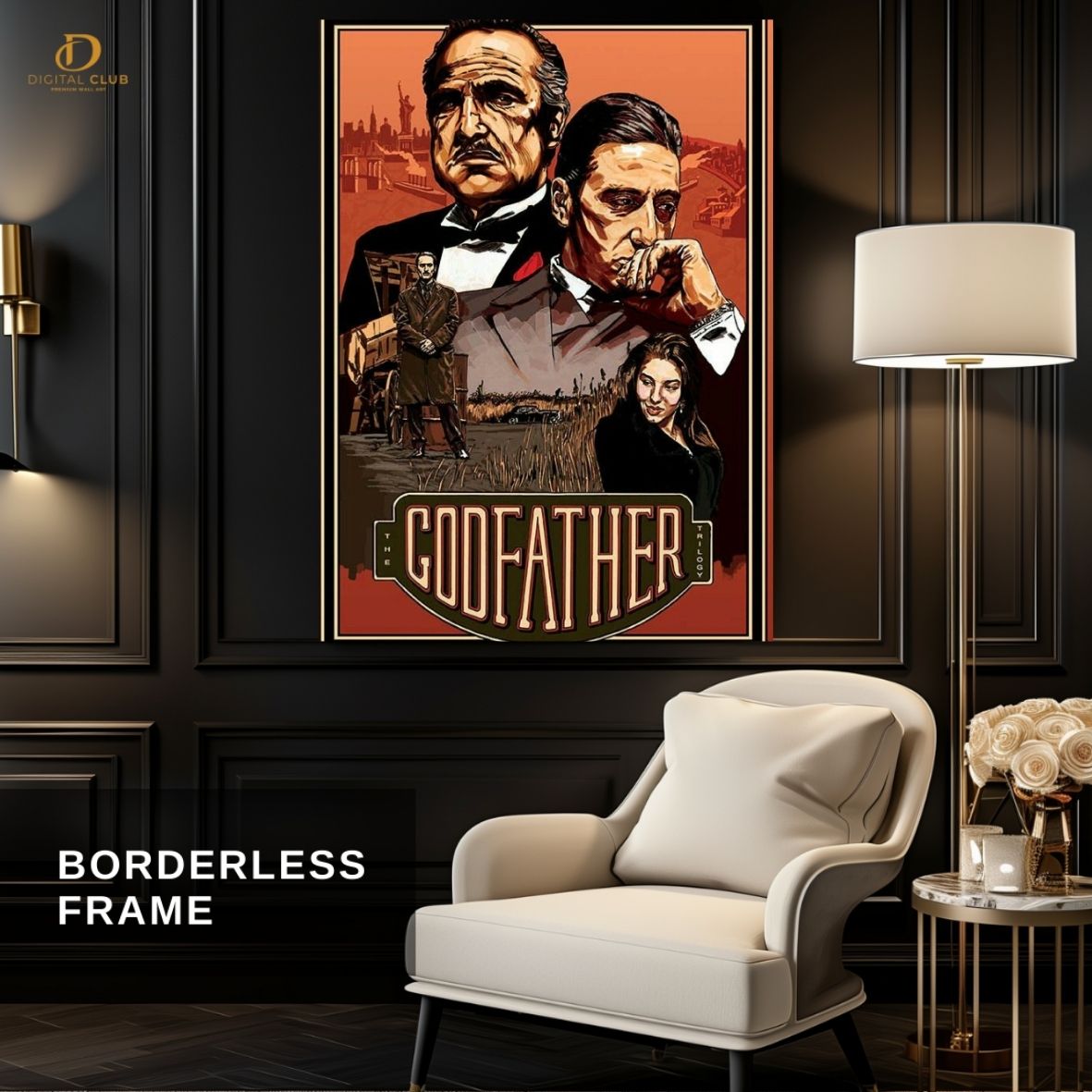 GodFather Graphic -Movie- Premium Wall Art - Art Digital Club