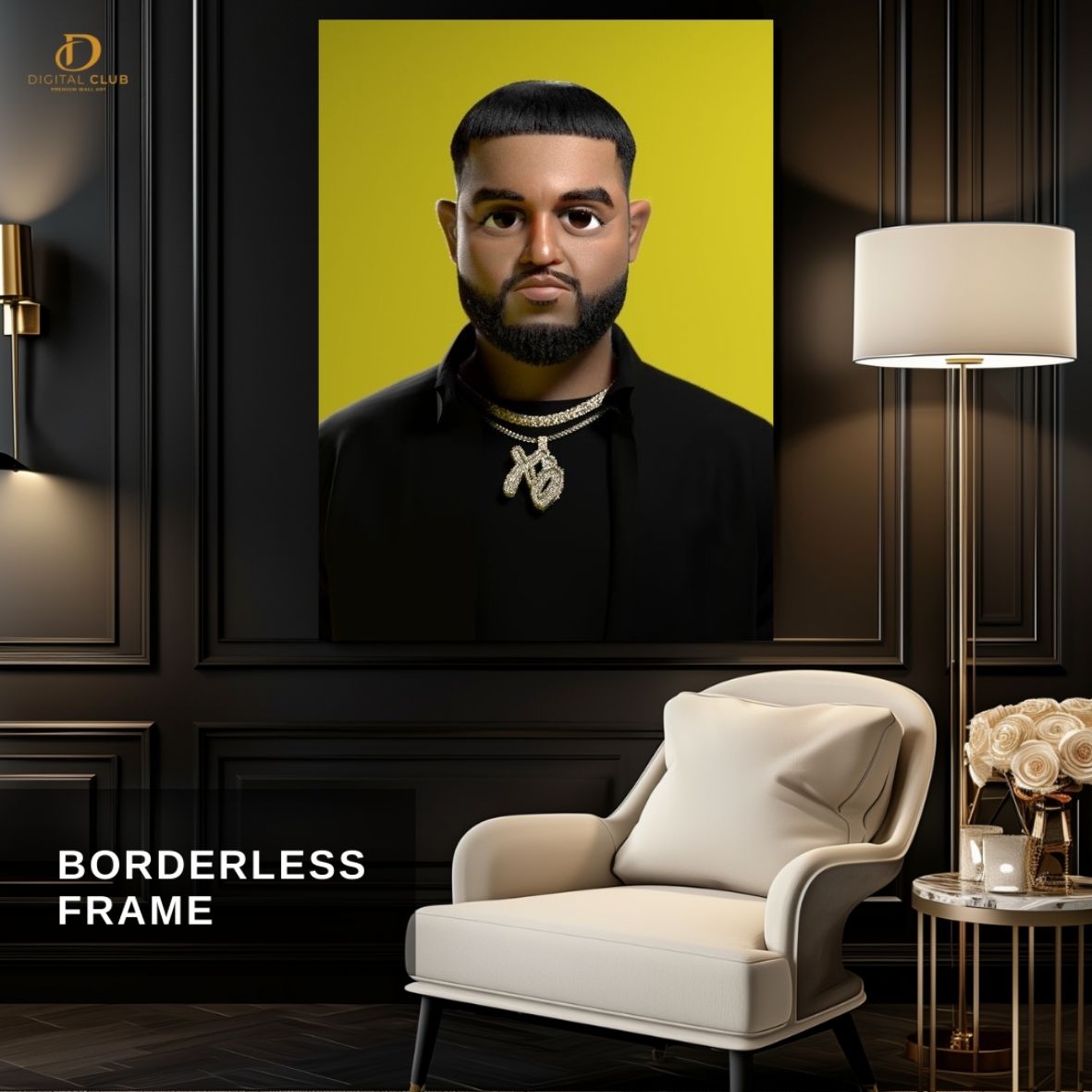 Bad Habits Vector Art -Music Artist- Premium Wall Art