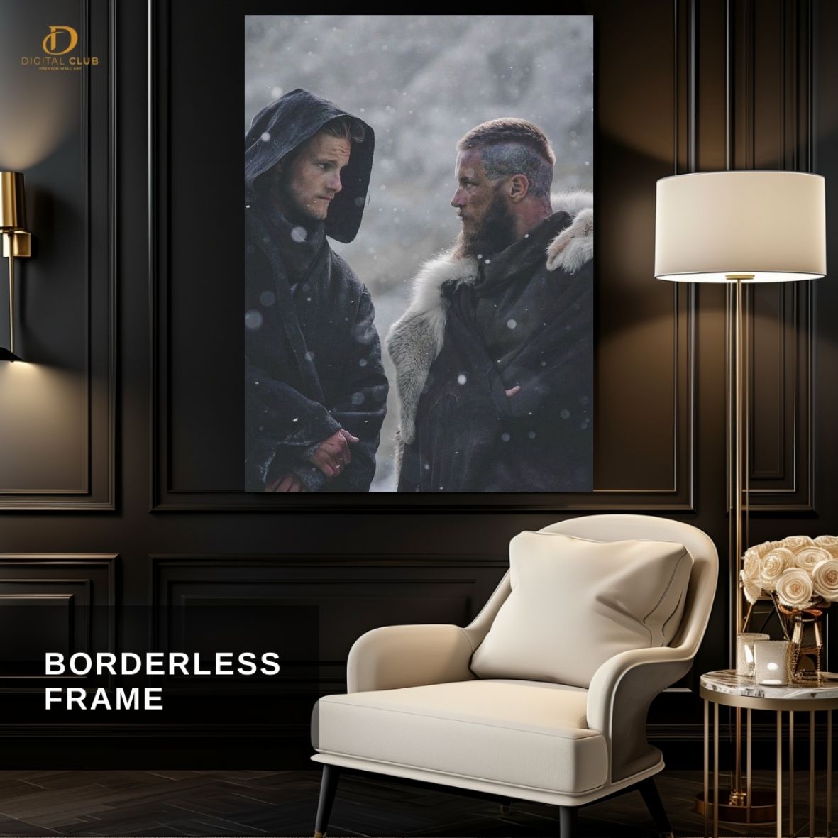Ragnar/ Bjorn Vikings- Movie - Premium Wall Art