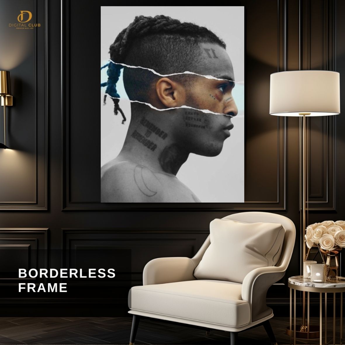 XxxTenTacion-Music- Premium Wall Art - Art Digital Club