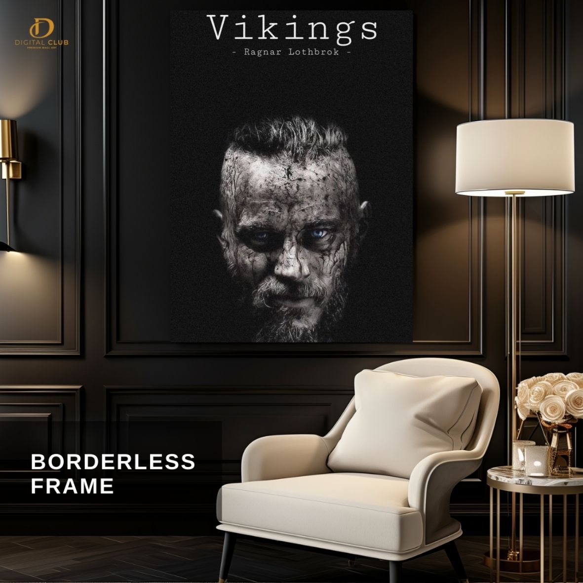 Vikings Poster - Movie- Premium Wall Art