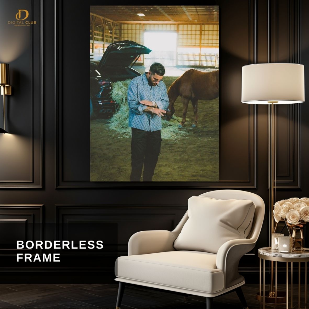 Karan Aujla -Bachke Bachke - Music Singer- Premium Wall Art