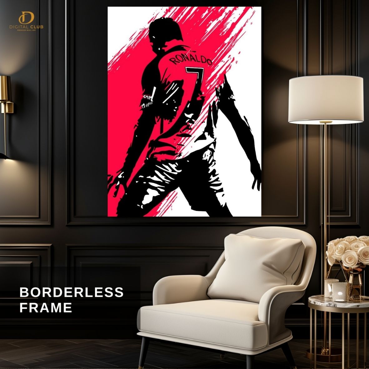 Ronaldo 7 - Football - Premium Wall Art