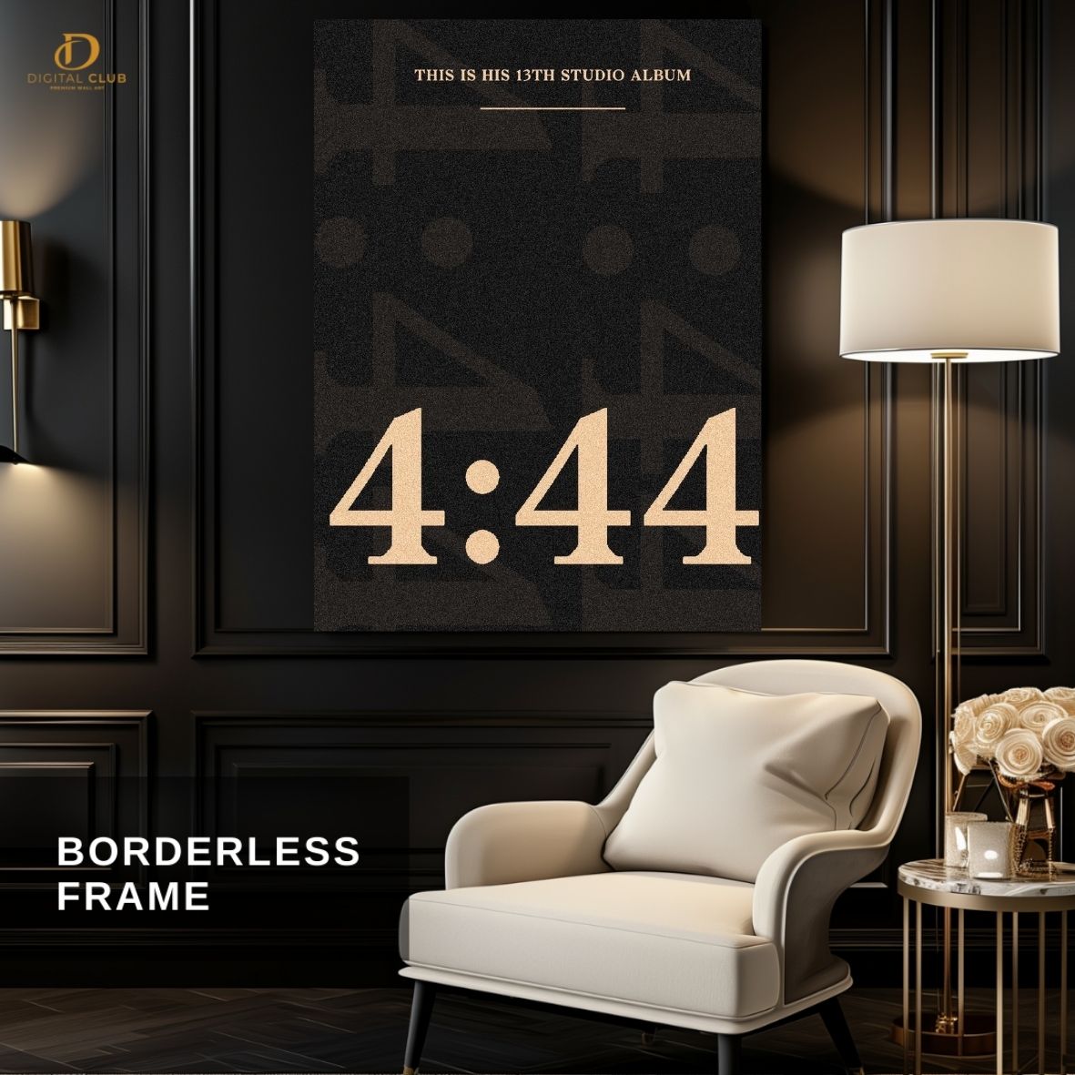 Jay-Z "4:44" - Music Artist- Premium Wall Art