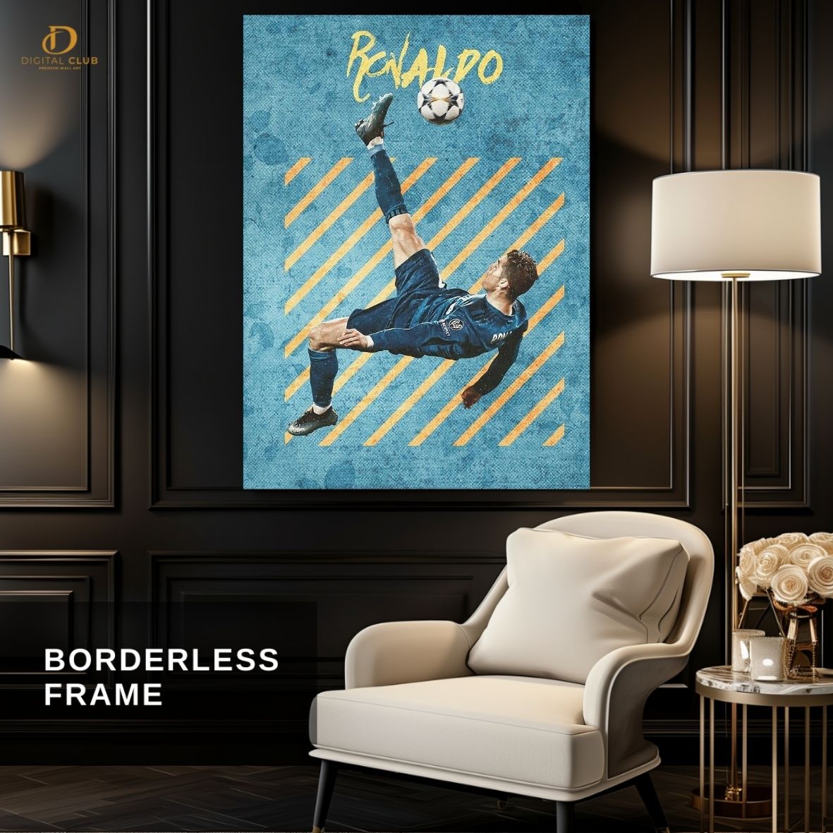 Ronaldo Kick - Football - Premium Wall Art