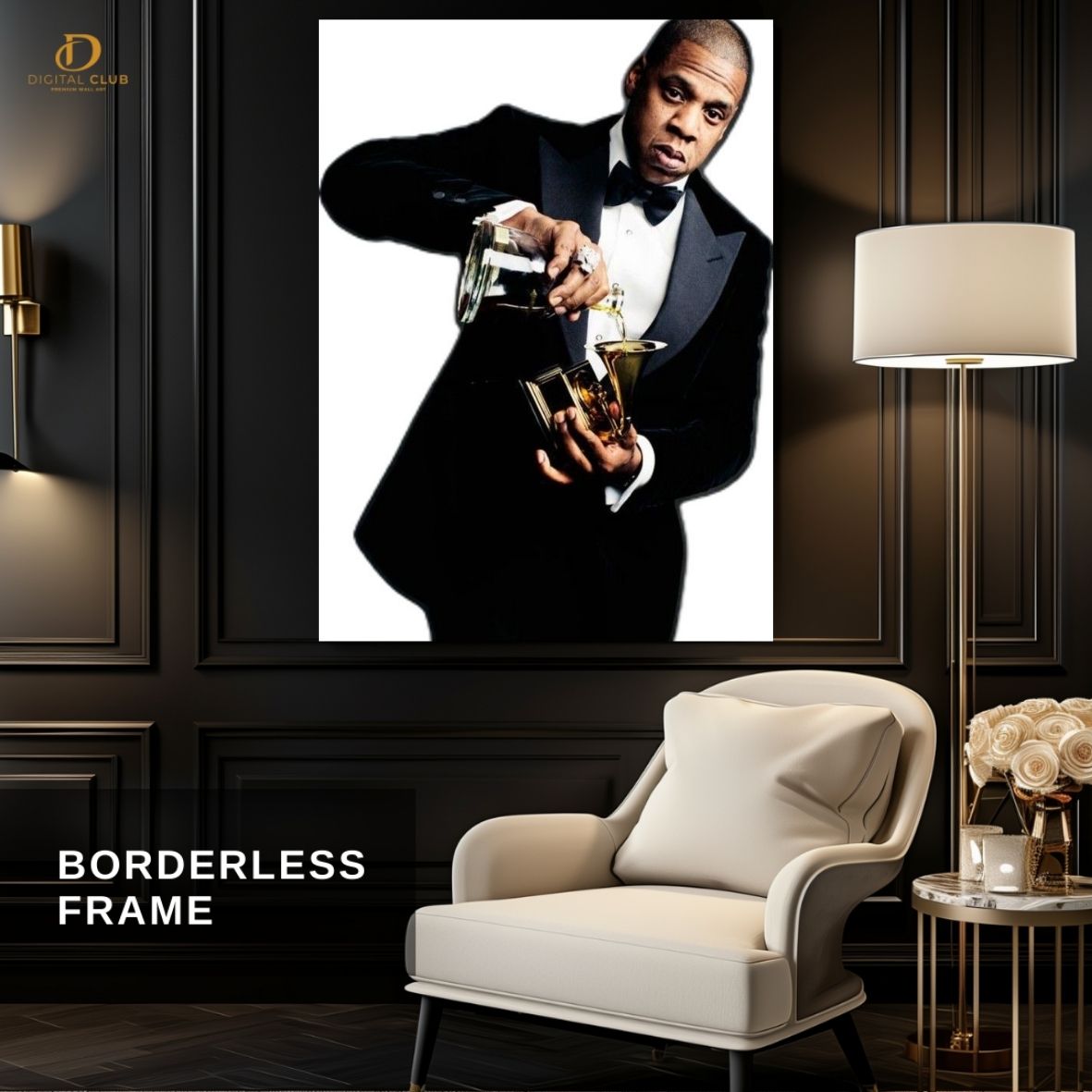 Jay z Grammy - Music Artist - Premium Wall Art