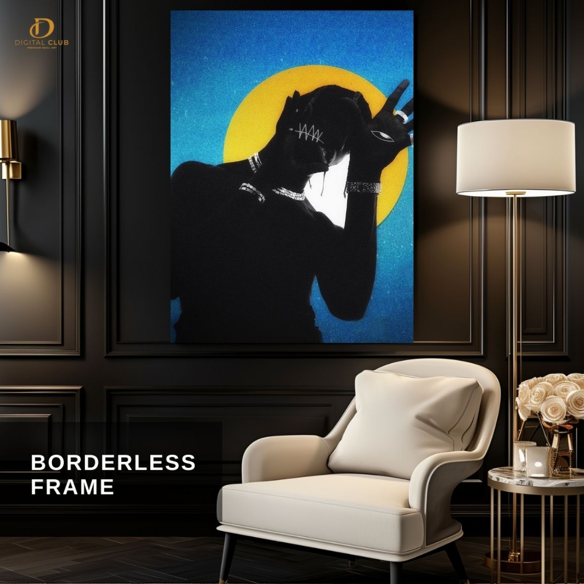 Travis Scott 19 -Music Artist- Premium Wall Art