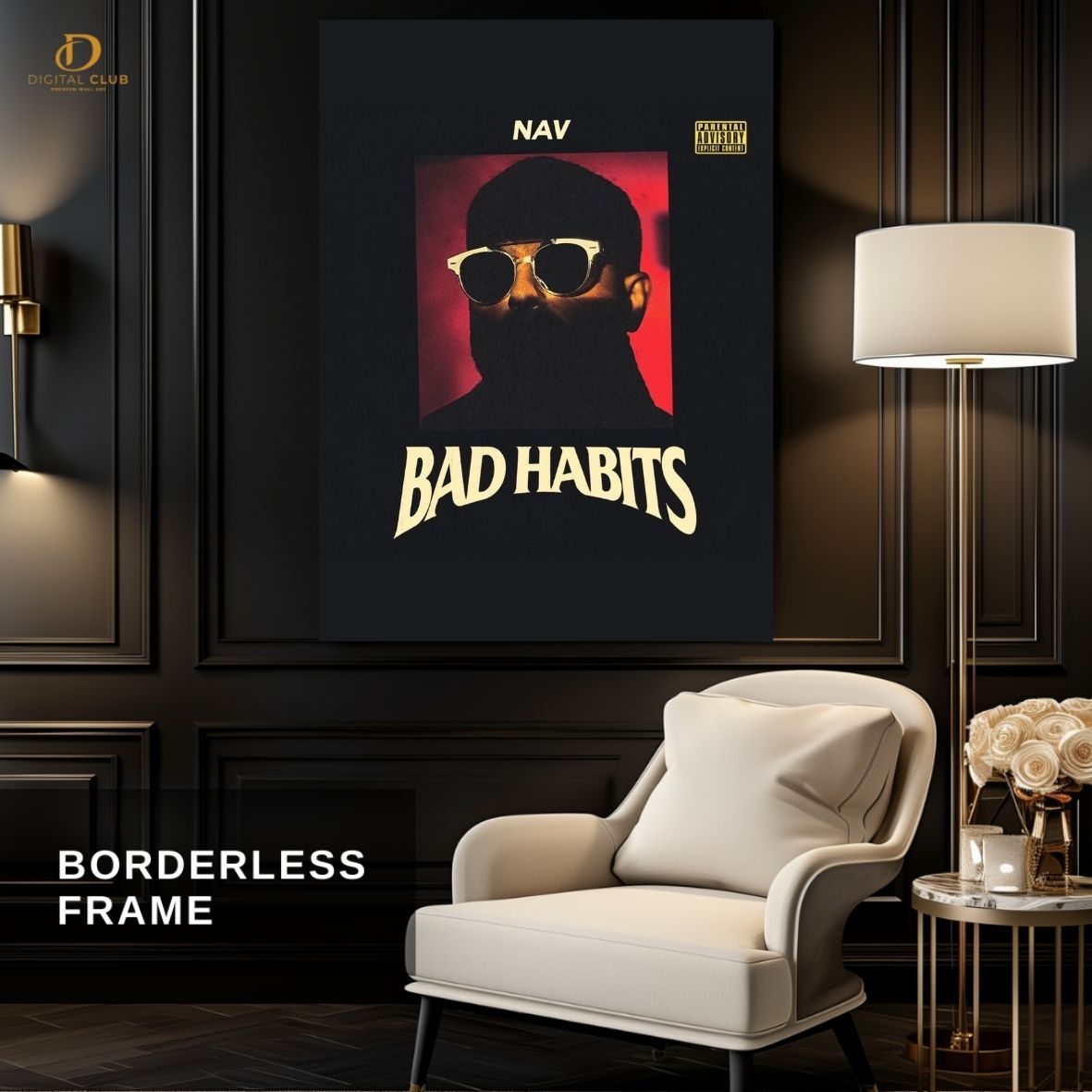 Bad Habits - Music Artist - Premium Wall Art