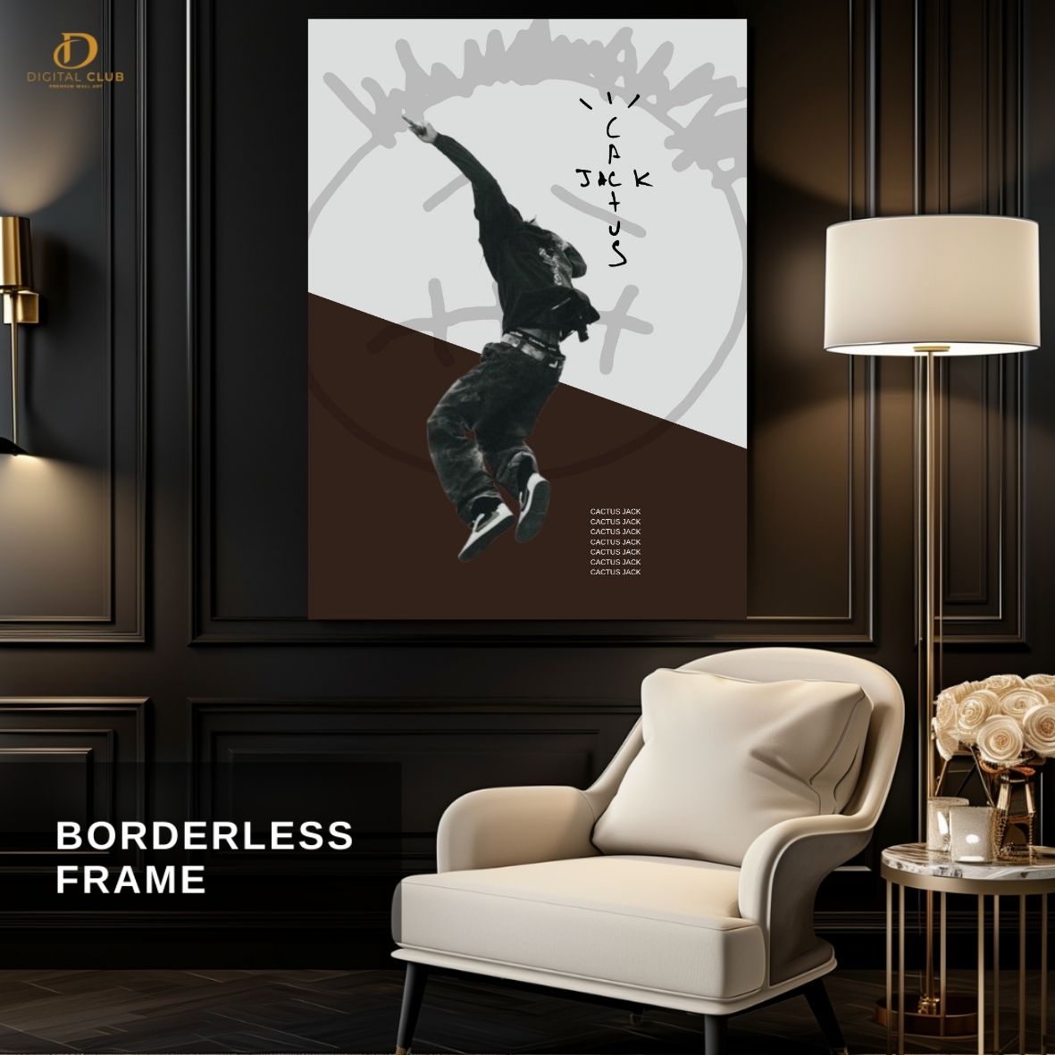 Travis Scott 15 -Music Artist- Premium Wall Art