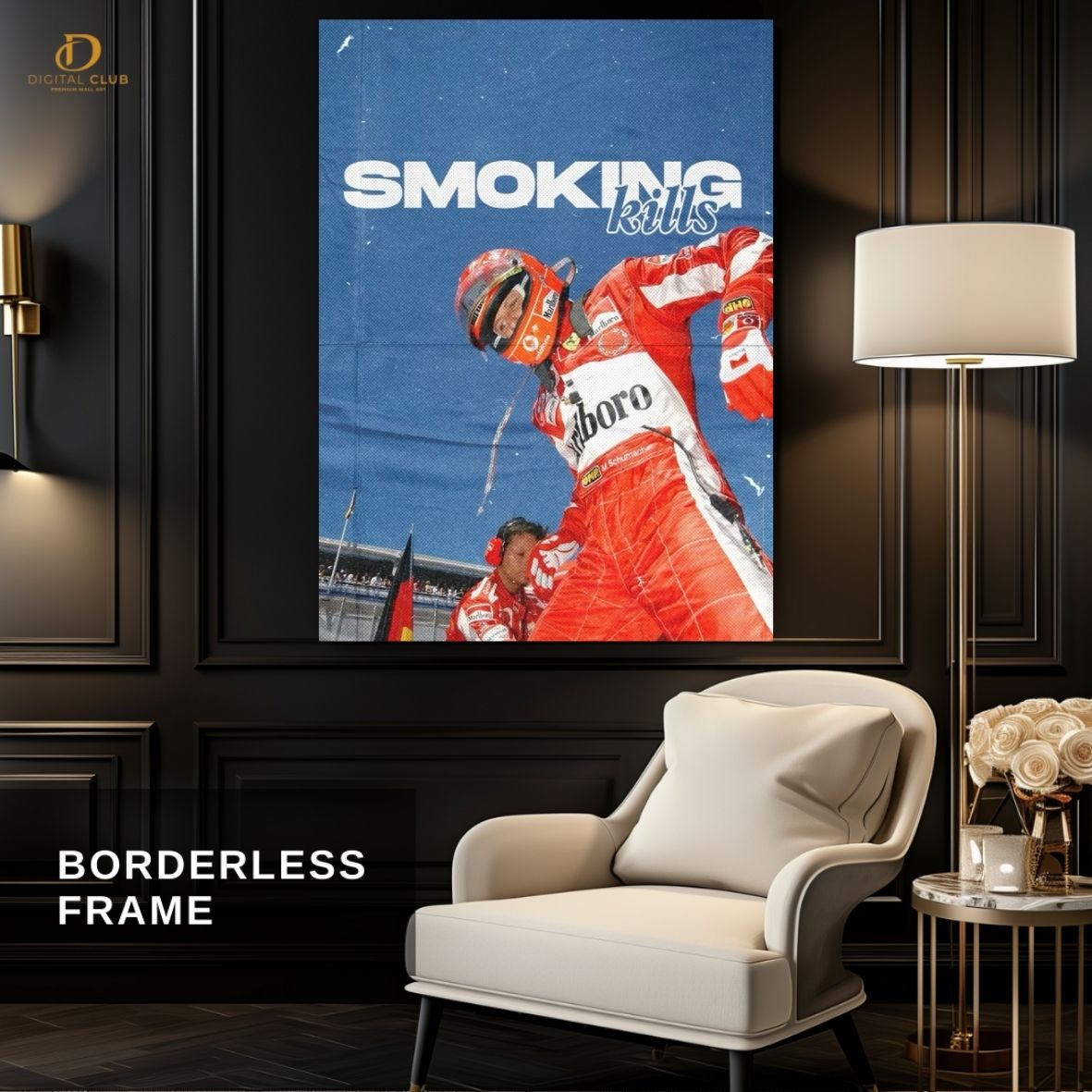 Smoking Kills 2 - Moto GP- Premium Wall Art