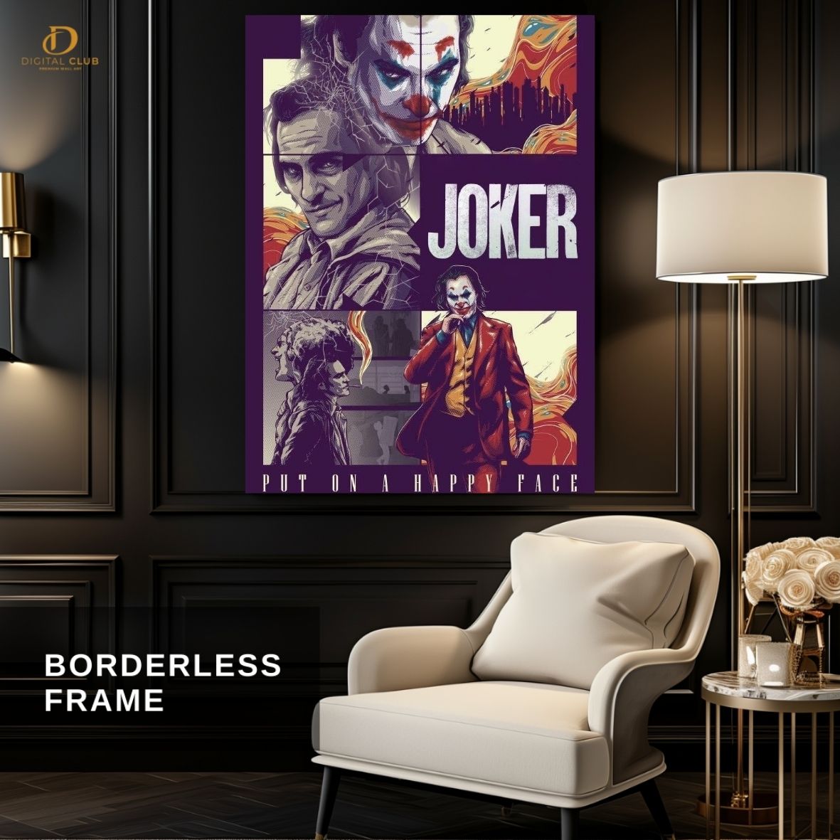 Joker Poster 2- Movie- Premium Wall Art - Art Digital Club