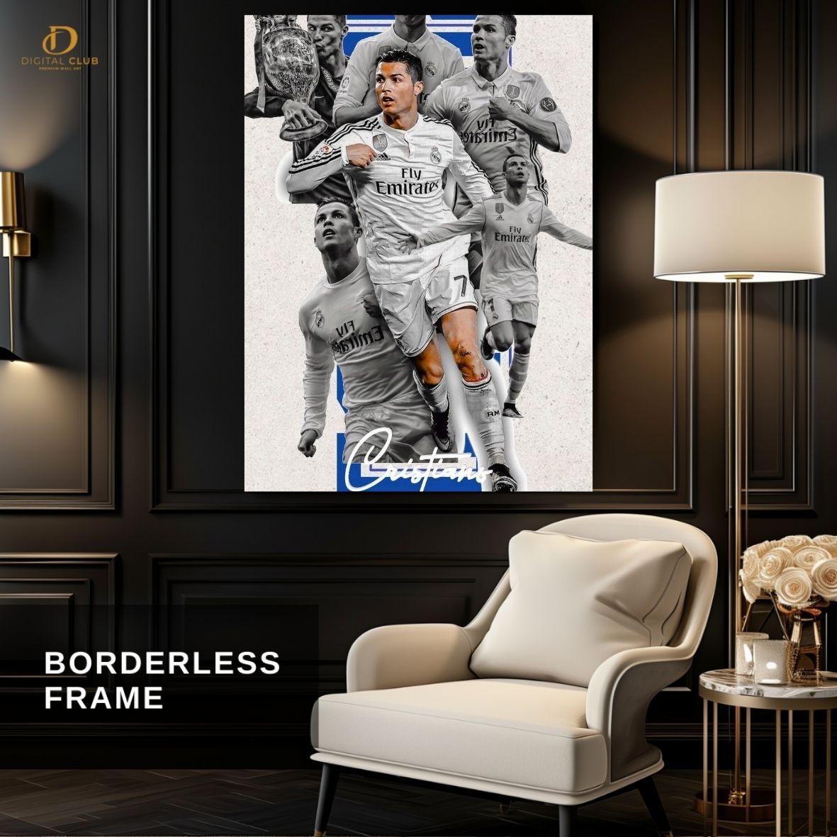 Ronaldo Artwork 6- Football -Premium Wall Art
