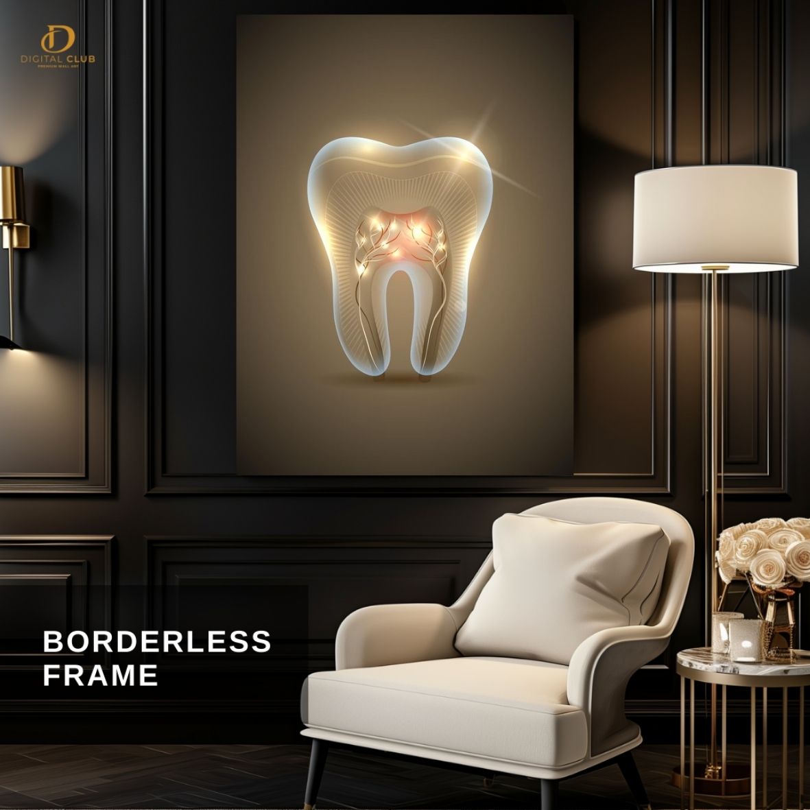 Doctor Dental Teeth -Office- Premium Wall Art