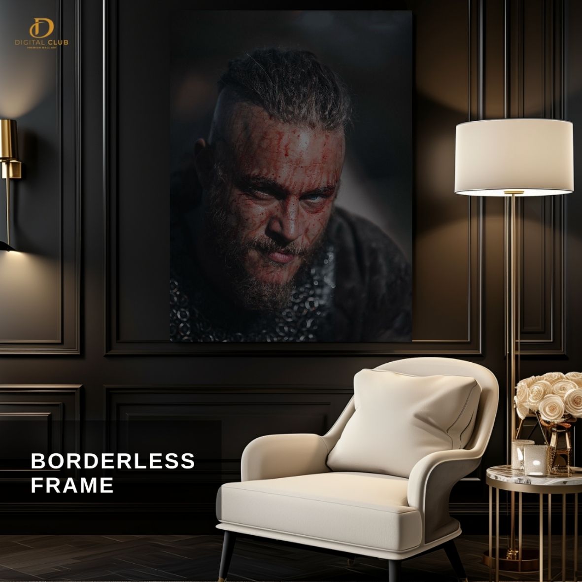 Ragnar Vikings 8 - Movie - Premium Wall Art