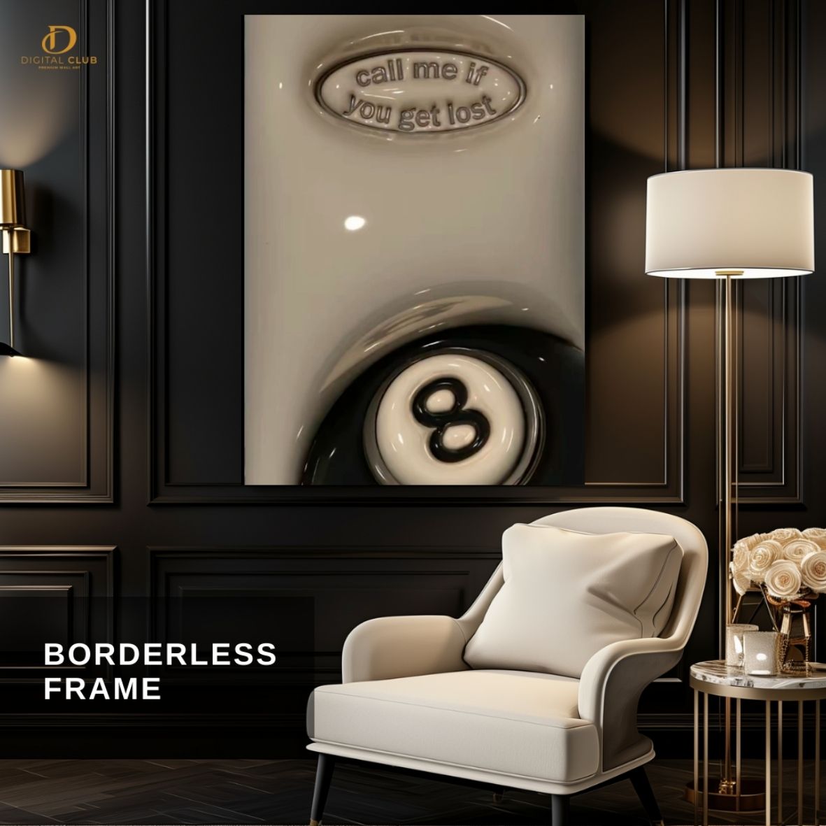 Call Me If You Get Lost- Snooker -Premium Wall Art