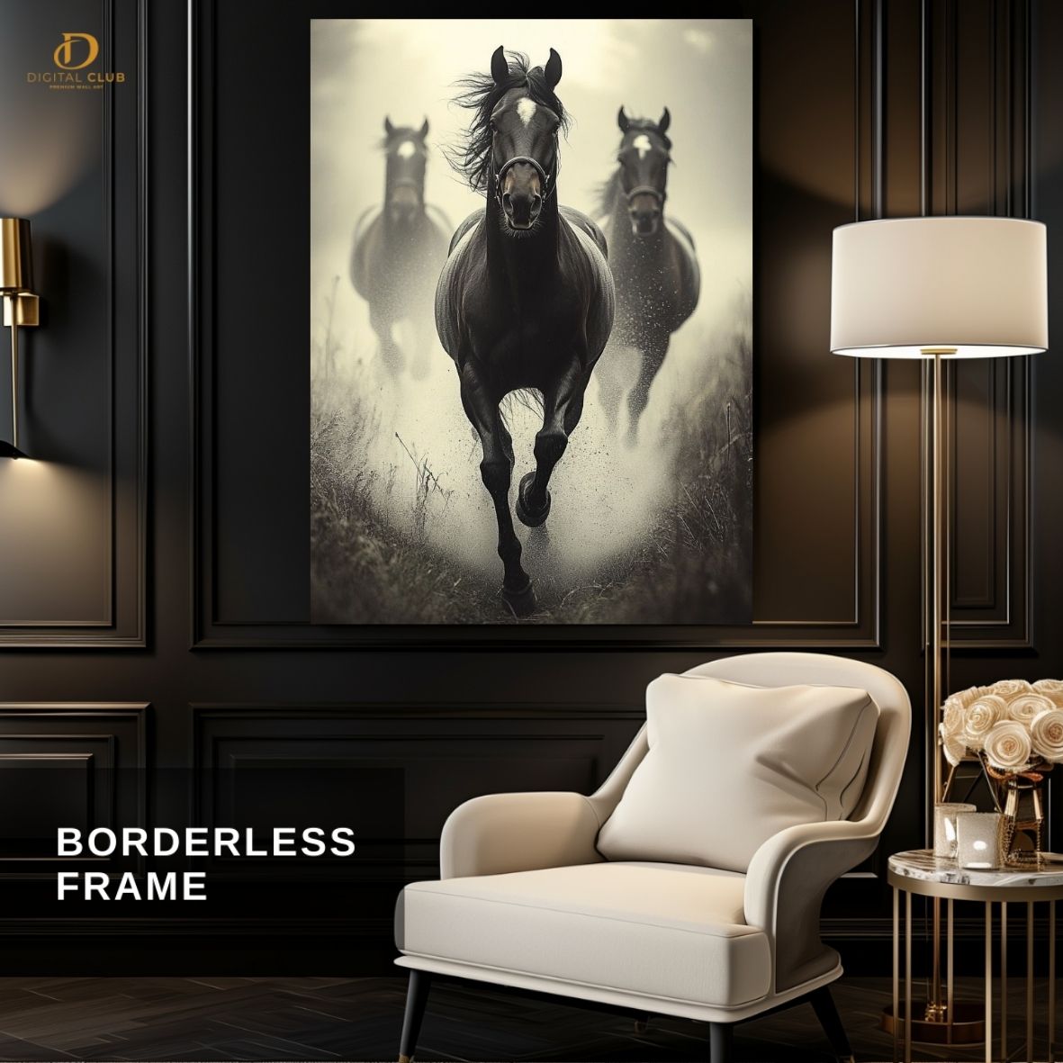 Horse Artwork 11- Animal-Premium Wall Art