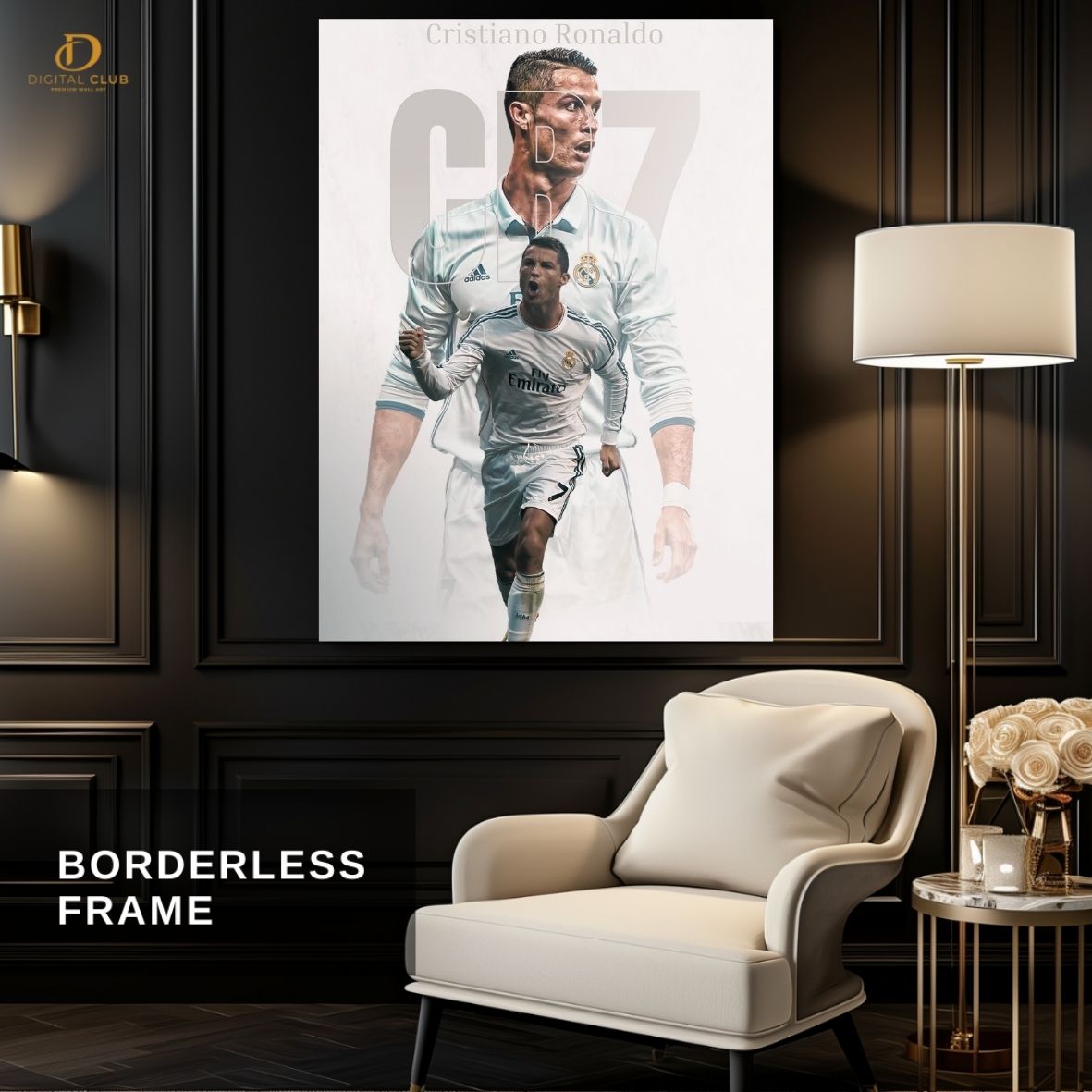 Ronaldo Artwork 5- Football -Premium Wall Art