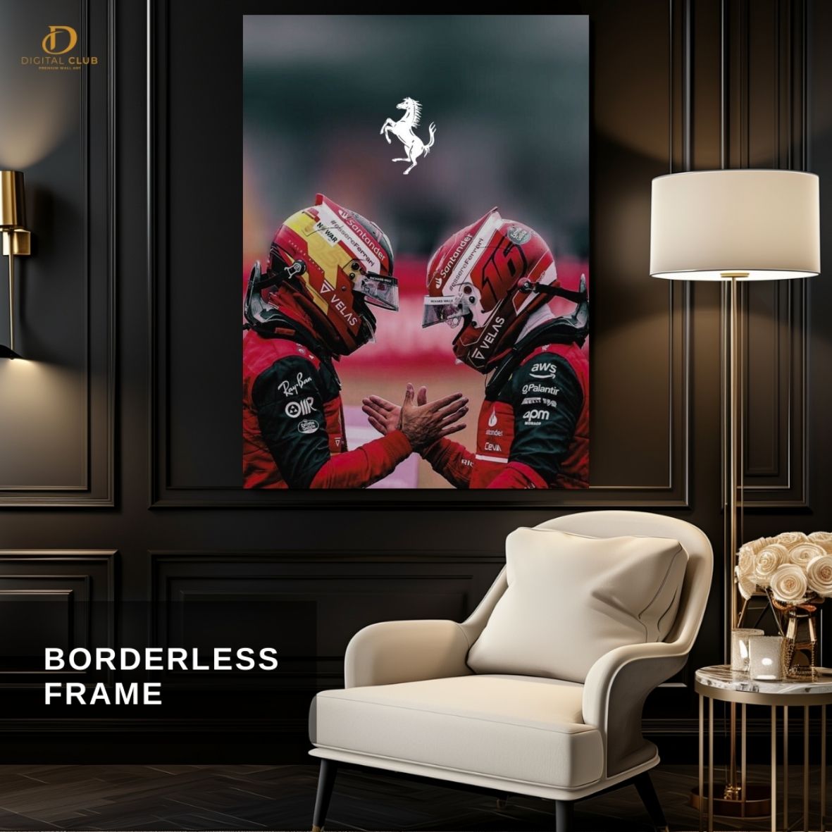 Ferari - F1 Car - Premium Wall Art