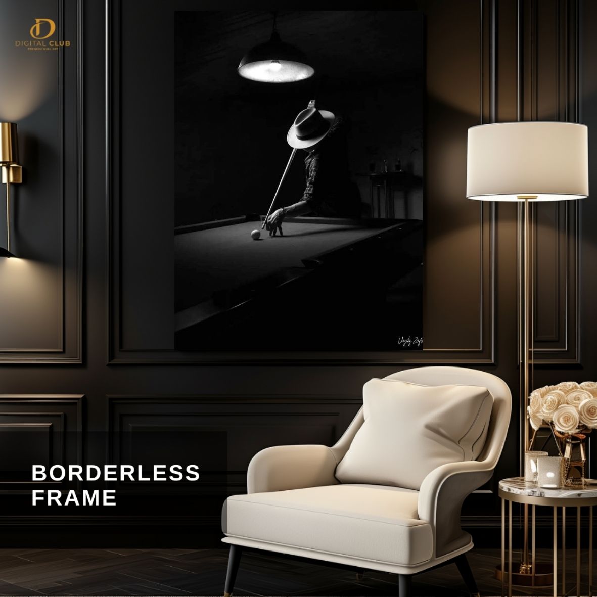 Snooker Aesthetic - Artwork -Premium Wall Art