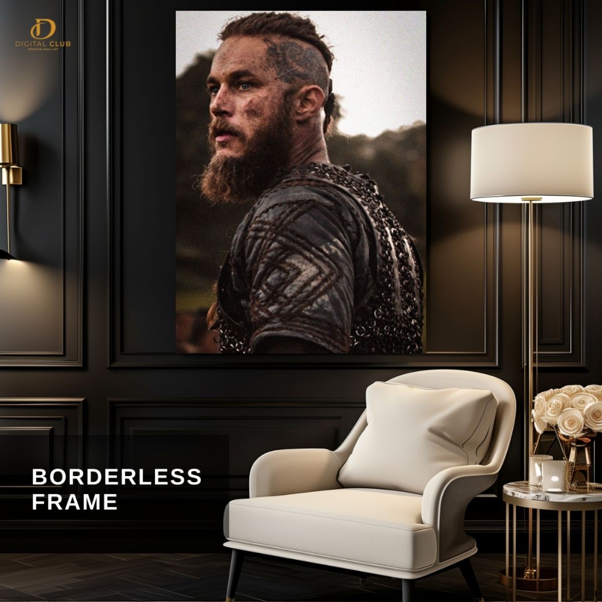 Ragnar Vikings 9 - Movie - Premium Wall Art