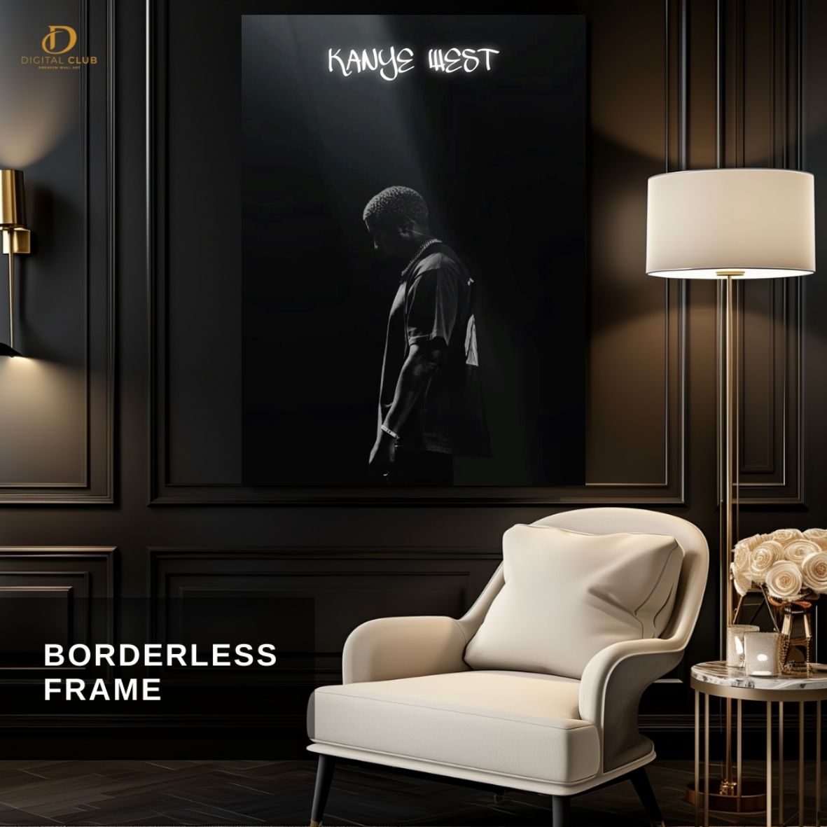 Kanye West 4 "Quote"- Music Artist- Premium Wall Art