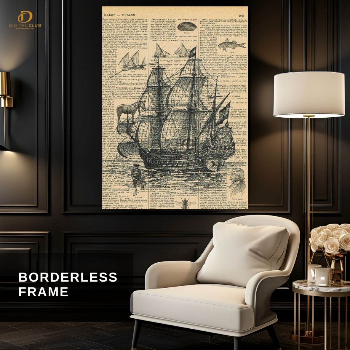 SailBoat - Premium Wall Art - Art Digital Club