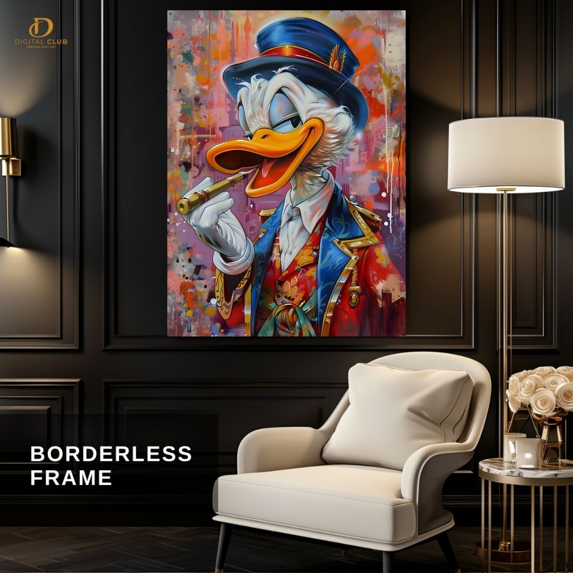 Duck Pop Art -Graphic- Premium Wall Art - Art Digital Club
