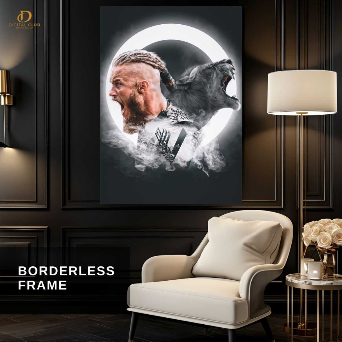 Vikings Logo- Movie- Premium Wall Art
