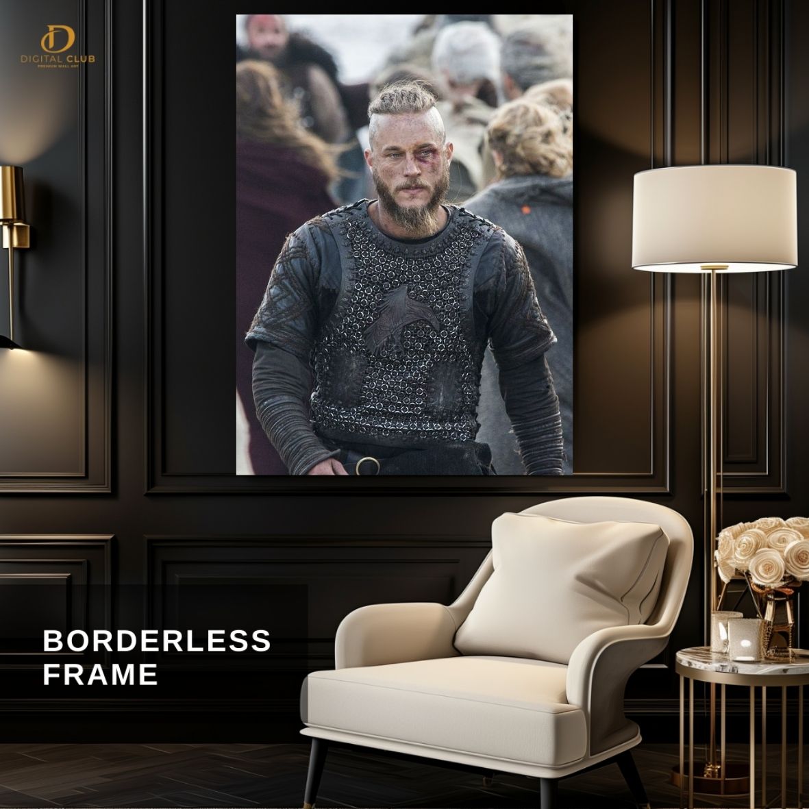 Ragnar Vikings 2- Movie - Premium Wall Art